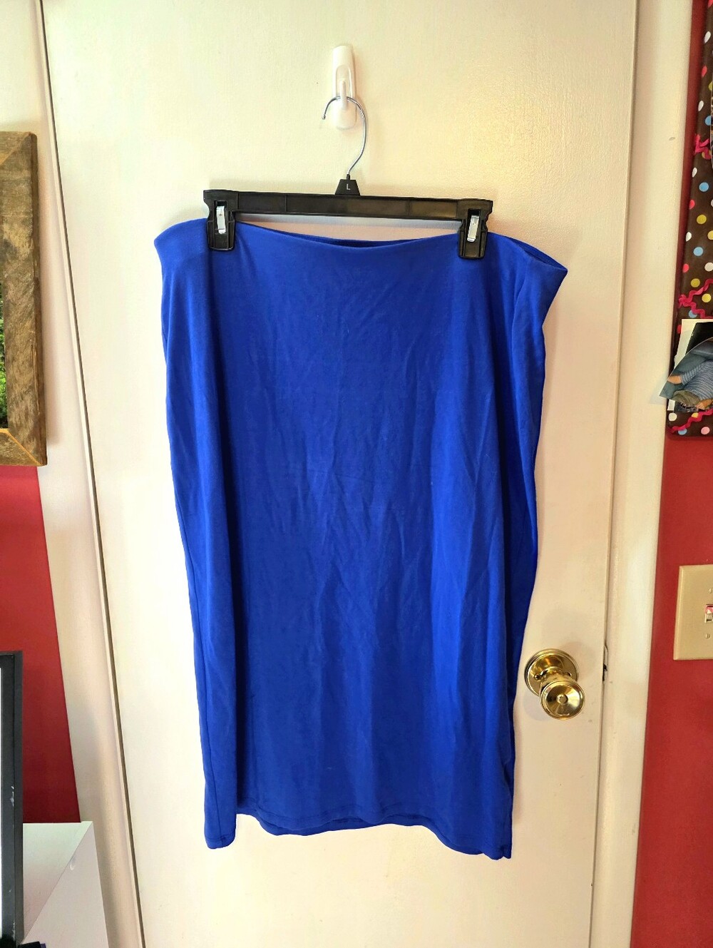 Old Navy Women's XL Midi Length Blue Skirt